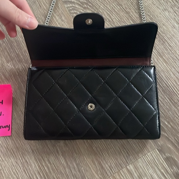 Authentic Black Lambskin Chanel Wallet Made in Italy - Picture 4 of 16